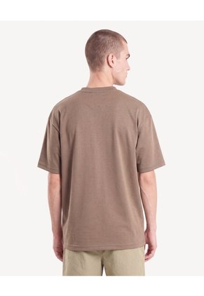 Camiseta Comfort Fluida Para Hombre Verde Seven Seven