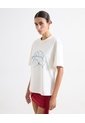 Camiseta Oversize Estampado Playero - Seven Studio | Maygel Coronel  Para Mujer Crudo Seven Seven de Seven Seven