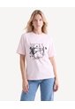 Camiseta Con Screen  Para Mujer Rosa Seven Seven de Seven Seven