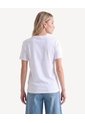 Camiseta Screen Holgada  Para Mujer Crudo Seven Seven de Seven Seven