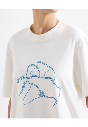Camiseta Oversize Estampado Playero - Seven Studio | Maygel Coronel  Para Mujer Crudo Seven Seven