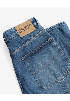 Jean Loose Carpenter Para Hombre Azul Seven Seven