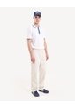 Polo Textura En Contraste  Para Hombre Crema Seven Seven de Seven Seven