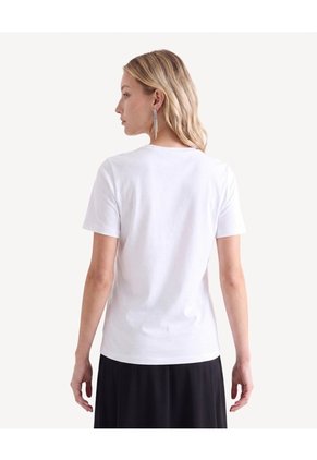 Camiseta Con Estampado Para Mujer Crudo Seven Seven