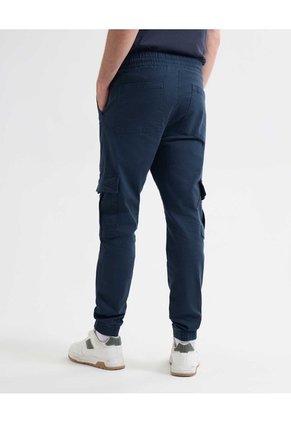 Jogger Cargo  Para Hombre Azul Seven Seven