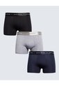 Pack X 3 Bóxer Corto X3 Para Hombre Gris Seven Seven de Seven Seven