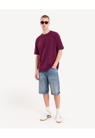 Camiseta Comfort Fluida  Para Hombre Vino Seven Seven Seven Seven