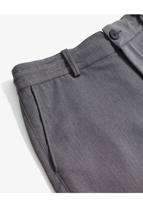 Bermuda Sastrera Straight  Para Hombre Gris Seven Seven