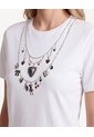 Camiseta Con Estampado  Para Mujer Crudo Seven Seven de Seven Seven