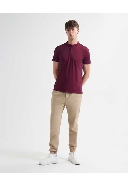 Jogger Casual  Para Hombre Taupe Seven Seven