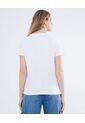 Camiseta Manga Corta Estampada  Para Mujer Blanco Seven Seven de Seven Seven