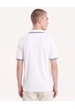 Polo Textura En Contraste  Para Hombre Crema Seven Seven de Seven Seven