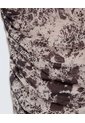 Vestido Drapeado   Para Mujer Café Seven Seven de Seven Seven