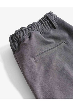 Bermuda Sastrera Straight  Para Hombre Gris Seven Seven