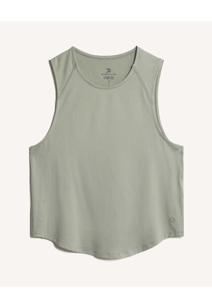 Camiseta Para Mujer Crop Top Color Verde Marca Seven Seven #28096241