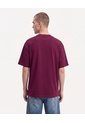 Camiseta Comfort Fluida  Para Hombre Vino Seven Seven de Seven Seven