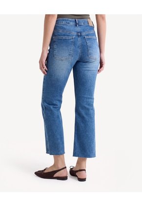 Jean Cropped Flare  Para Mujer Azul Seven Seven