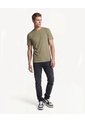 Camiseta Textura Piqué  Para Hombre Verde Seven Seven de Seven Seven