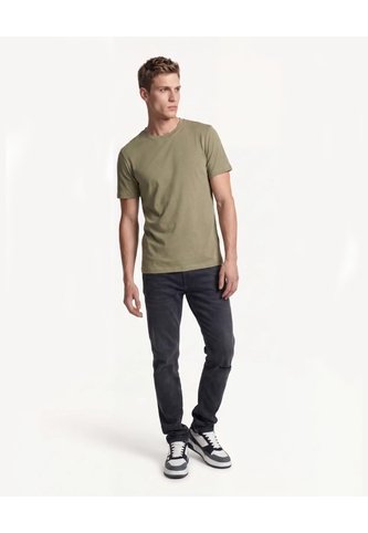 Camiseta Textura Piqué  Para Hombre Verde Seven Seven Seven Seven