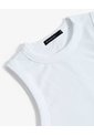 Camiseta Sin Mangas Ajustada  Para Mujer Blanco Seven Seven de Seven Seven