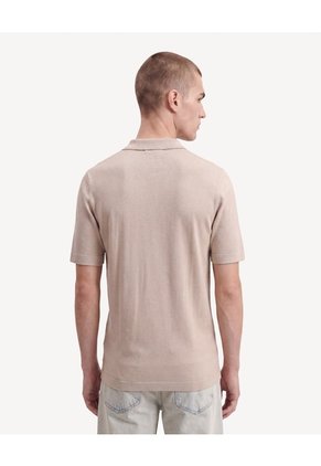 Polo Tricot Con Zipper  Para Hombre Arena Seven Seven