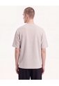 Camiseta Oversize Tejida  Para Hombre Taupe Seven Seven de Seven Seven