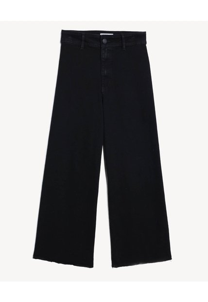 Jean Retro Oscuro  Para Mujer Negro Seven Seven