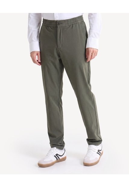 Pantalón Carrot Tejido  Para Hombre Taupe Seven Seven