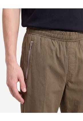 Jogger Recto Popelina Para Hombre Verde Seven Seven