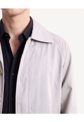 Chaqueta Trench Mackintosh  Para Hombre Gris Seven Seven