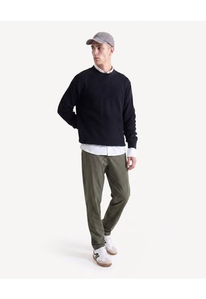 Pantalón Carrot Tejido  Para Hombre Taupe Seven Seven