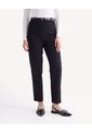 Pantalón Recto Con Cinturón  Para Mujer Negro Seven Seven de Seven Seven