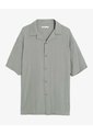 Camisa Texturizada Relaxed  Para Hombre Verde Seven Seven de Seven Seven
