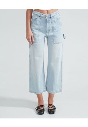 Jean Para Mujer Culotte Color Azul Claro Marca Seven Seven #28160823