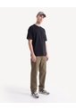 Camiseta Piqué Relax  Para Hombre Negro Seven Seven de Seven Seven