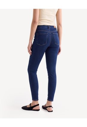 Jean Curvy Tiro Alto Para Mujer Azul Seven Seven