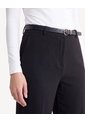 Pantalón Recto Con Cinturón  Para Mujer Negro Seven Seven de Seven Seven