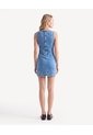 Vestido Corto Denim  Para Mujer Azul Seven Seven de Seven Seven