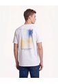 Camiseta Estampado Espalda  Para Hombre Blanco Seven Seven de Seven Seven