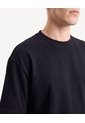 Camiseta Piqué Relax  Para Hombre Negro Seven Seven de Seven Seven