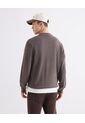 Saco Básico En Tricot  Para Hombre Café Seven Seven de Seven Seven