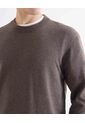 Saco Básico En Tricot  Para Hombre Café Seven Seven de Seven Seven