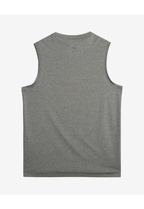 Camiseta Deportiva Texturizada Manga Sisa  Para Hombre Gris Seven Seven