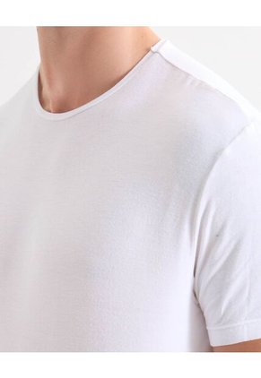 Camiseta Para Hombre Manga Corta Cuello Redondo Color Blanco Marca Seven Seven #45091606