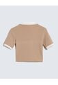 Camiseta Para Mujer Manga Corta Color Beige Marca Seven Seven #28096154 de Seven Seven