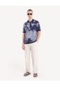 Polo Tricot Jacquard  Para Hombre Azul Seven Seven de Seven Seven