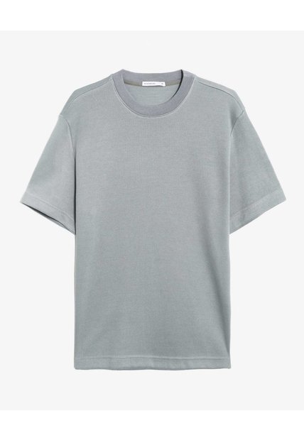Camiseta Tejida Regular  Para Hombre Verde Seven Seven