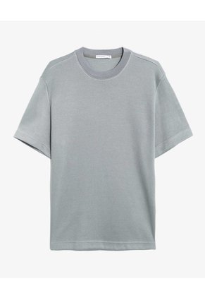 Camiseta Tejida Regular Para Hombre Verde Seven Seven