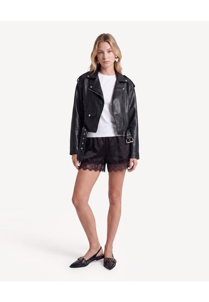 Camiseta Básica Tejido  Para Mujer Crudo Seven Seven