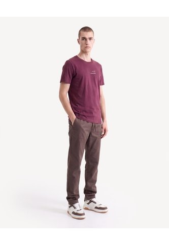 Camiseta Con Estampado  Para Hombre Vino Seven Seven Seven Seven